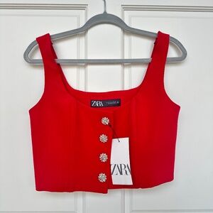 Red Holiday Top
